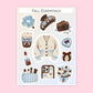 Cozy Coquette Sticker Sheets ☕🎀