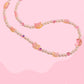 Pink Kitty Beaded Phone Wristlet
