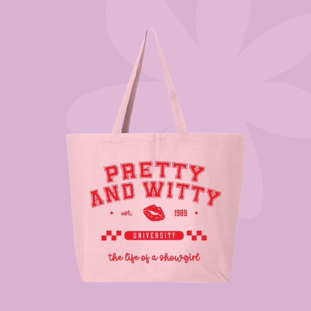 The Pretty & Witty University Tote 📚💄