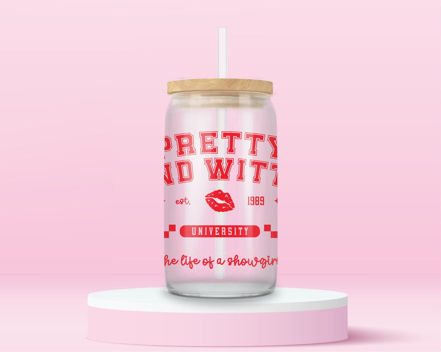 Pretty & Witty University Tumbler 💋🎓