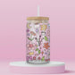 Girly Nostalgia Glass Tumbler 💕🌼