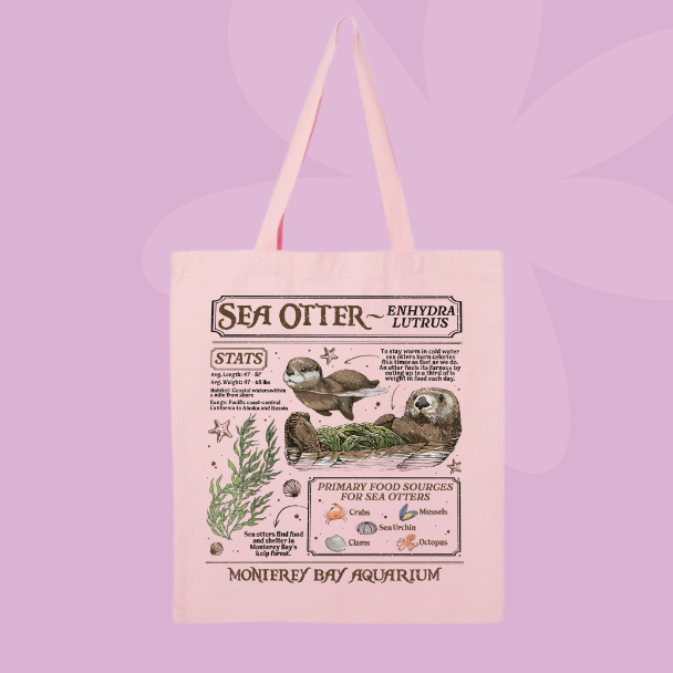 Sea Otter Tote Bag 🦦🌊