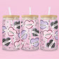 Bat Boys Sweetheart Glass Can Tumbler 🖤💜