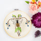 Bee Embroidery, Uterus Art - The Femme Bohemian - The Femme Bohemian