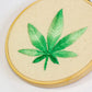Cannabis Leaf Art left