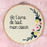 Custom Embroidery, Floral Embroidery - The Femme Bohemian - The Femme Bohemian
