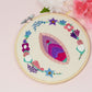 Pink Yoni Flower - Vulva Art - Embroidery Hoop