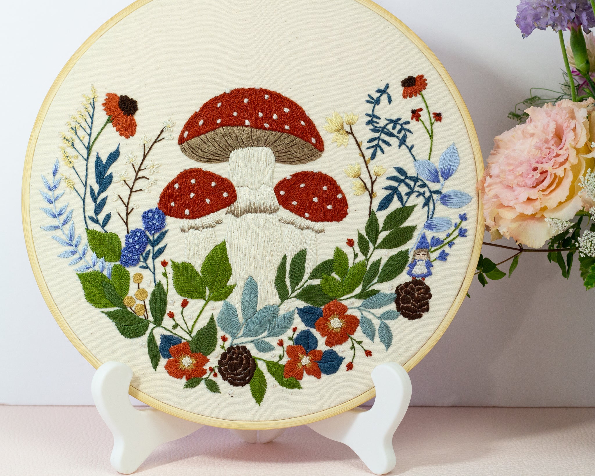 Cottagecore - Mushroom Embroidery