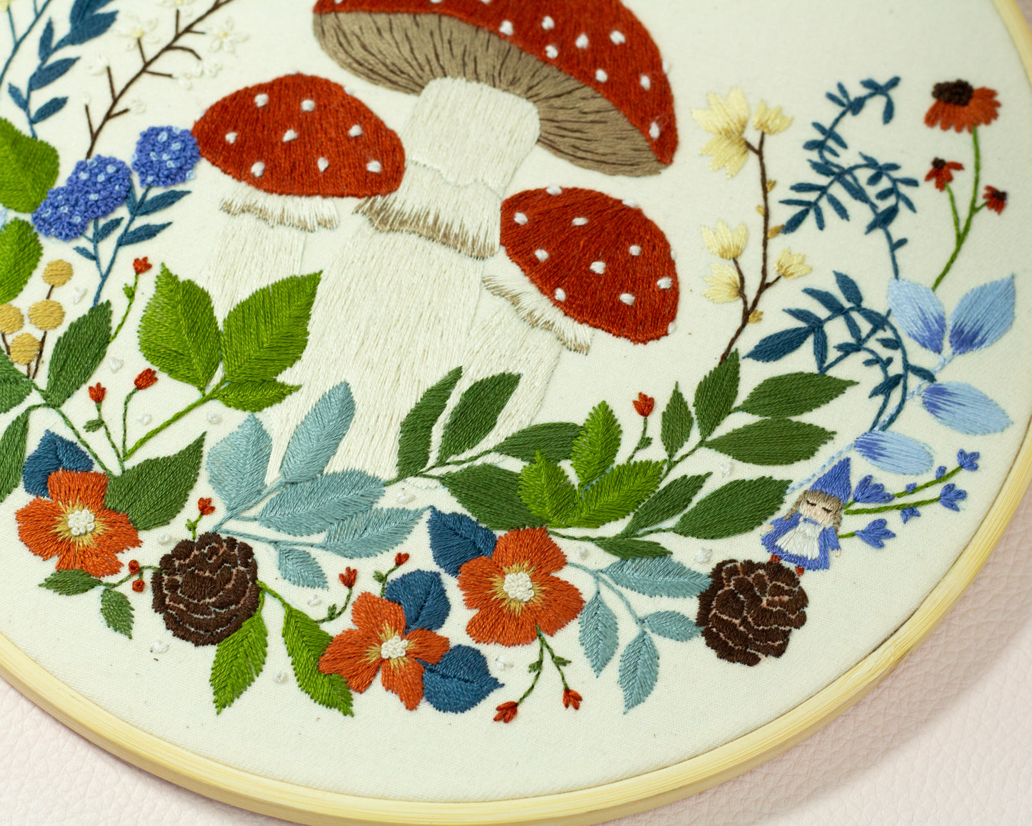 Cottagecore - Mushroom Embroidery