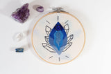 Druzy Vulva Embroidery Hoop | The Femme Bohemian - The Femme Bohemian