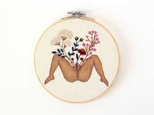 Floral Female Body, Feminine Energy Art | The Femme Bohemian - The Femme Bohemian