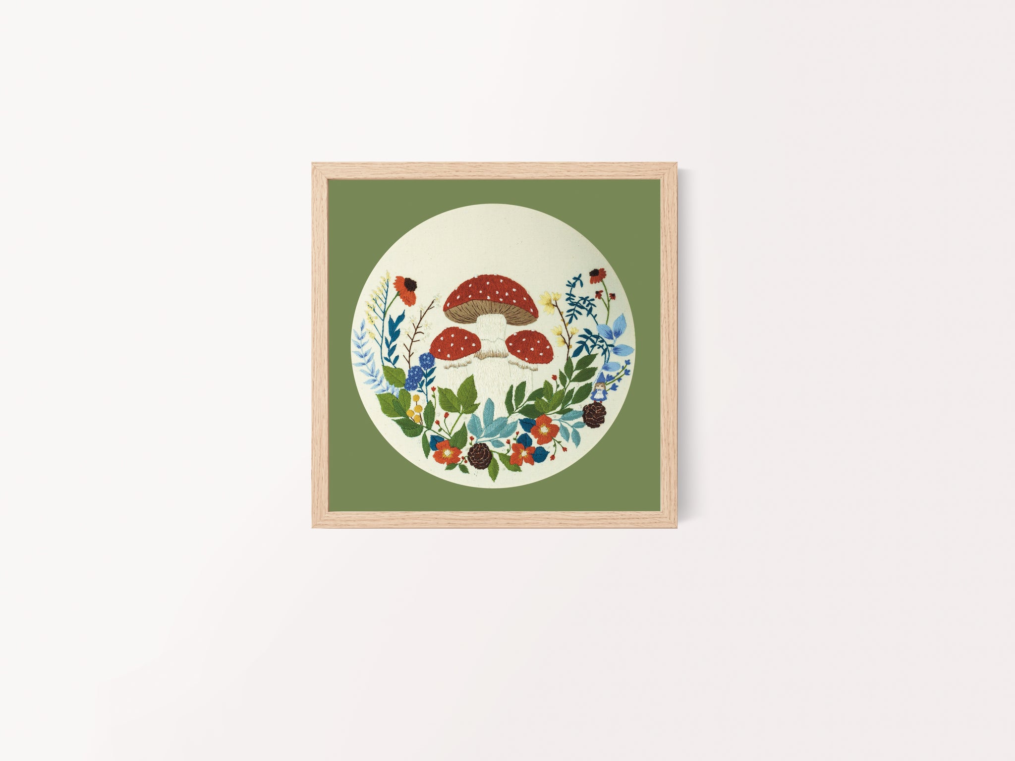 Cottagecore - Mushroom Forest - Art Print