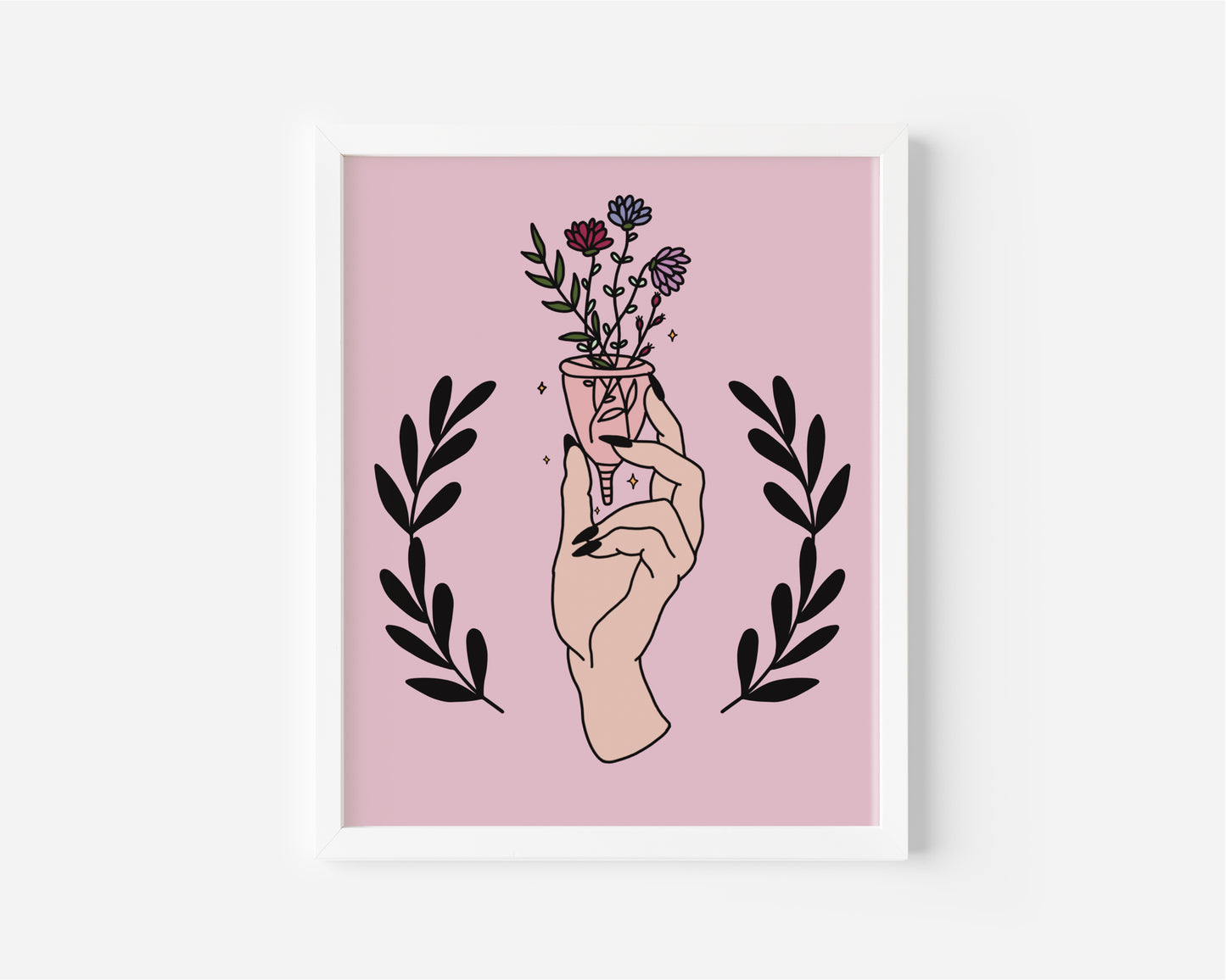 Menstrual Cup - Self Love Art Print