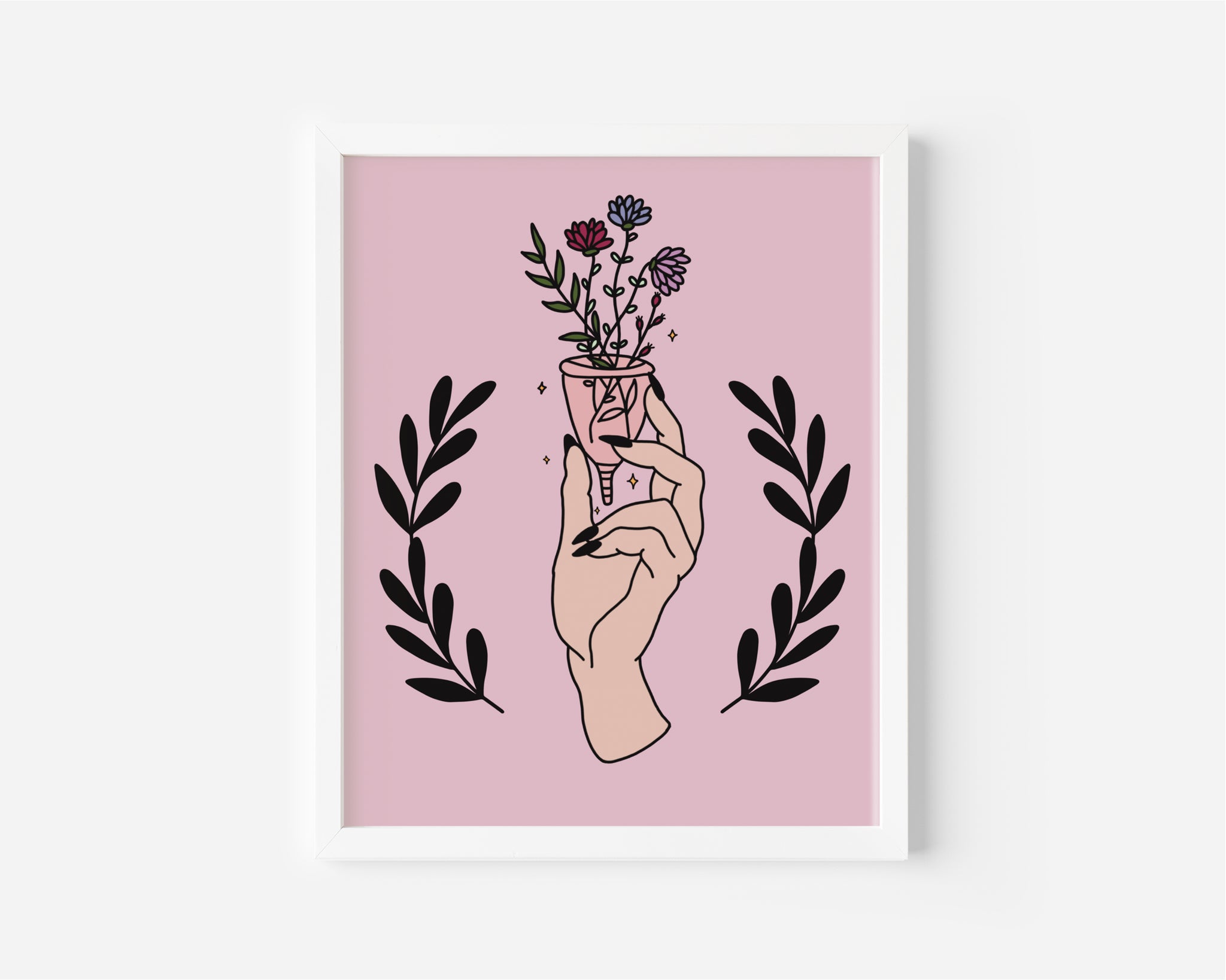 Menstrual Cup - Self Love Art Print