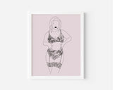 Female Body Positive - Wall Art