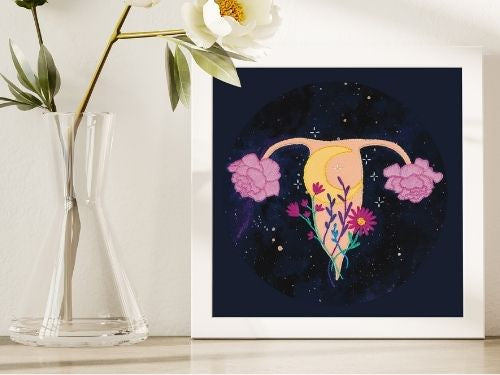 Celestial - Uterus Art - Art Print