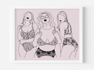 Female Body Positive - Wall Art