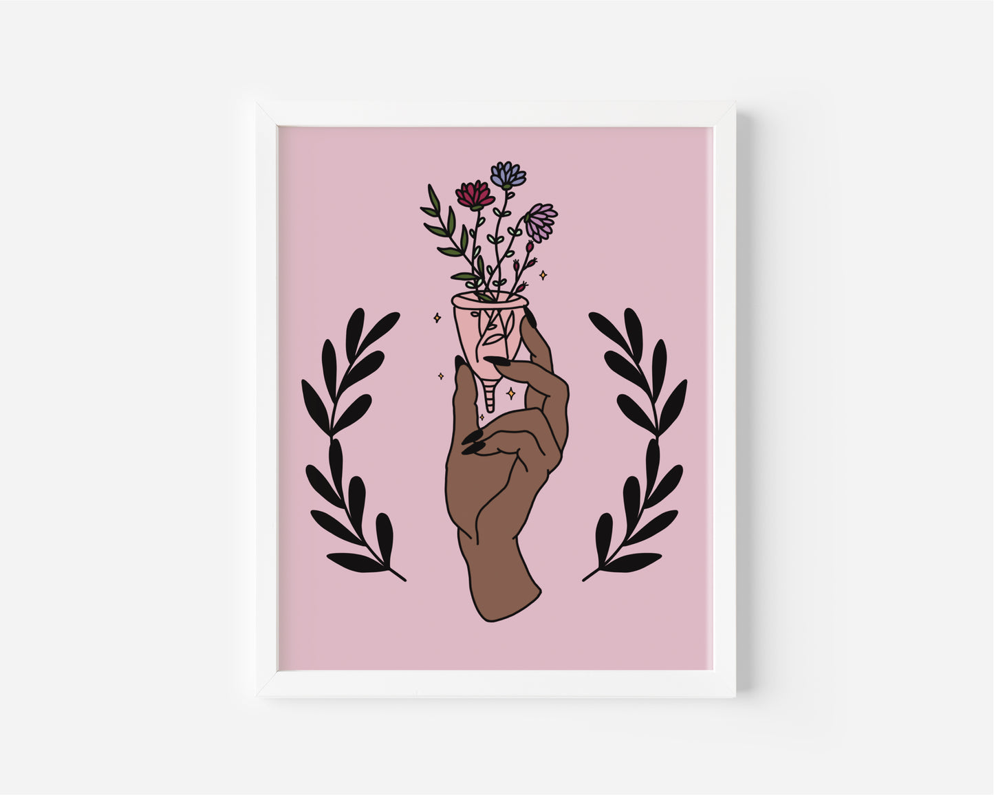 Menstrual Cup - Self Love Art Print