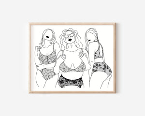 Female Body Positive - Wall Art