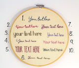 Floral Wreath Custom Embroidery - The Femme Bohemian - The Femme Bohemian